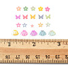 40G 4 Styles Plastic Cabochons RESI-FS0002-13-5
