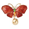 KC Gold Plated Alloy Brooches LS-JEWB-L017-04KCG-01-1