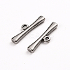 Tarnish Resistant 304 Stainless Steel Toggle Clasps Parts LS-STAS-D142-06C-P-2