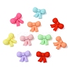 32Pcs 8 Colors Bowknot Silicone Focal Beads SIL-CJ0003-24-8