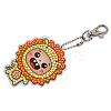 DIY Constellations Pattern Cartoon Keychain Diamond Painting Kits ZODI-PW0001-107E-1