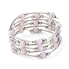 Fashion Glass Beads Wrap Bracelets BJEW-JB04989-2