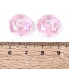 Transparent Acrylic European Beads OACR-E033-25D-3