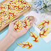 24Pcs Computerized Embroidery Cloth Iron on/Sew on Patches DIY-HY0003-09-3