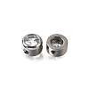 201 Stainless Steel Rhinestone Beads STAS-F318-02P-2