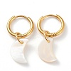 PVD Vacuum Plating 304 Stainless Steel Huggie Hoop Earrings EJEW-JE04404-01-2