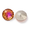 Pointed Back & Back Plated Glass Rhinestone Cabochons RGLA-J012-10mm-001VB-5