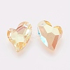K9 Glass Rhinestone Pendants GLAA-F083-01A-04-2