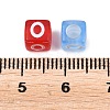 Transparent Acrylic Beads TACR-Q263-02O-2