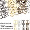 120Pcs 12 Style Alloy Slide Buckles FIND-FG0001-37-4