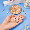 18Pcs 9 Colors Resin & Glass Pearl Angel Pendants FIND-TA0004-23-5