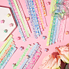 630Pcs 3 Colors Luminous Lucky Star Origami Paper DIY-SC0027-37-4