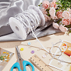 22.5M Nylon Braided Trim with Elastic Button Loops OCOR-BC0006-77-5