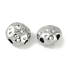 Brass Micro Pave Cubic Zirconia Beads KK-P283-22P-2