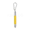 Aluminum Practical 6-in-1 Keychain Pen LS-AJEW-R004-01P-06-1