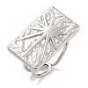 304 Stainless Steel Ring for Women RJEW-U014-18P-1