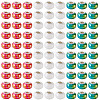 150Pcs Opaque Resin European Beads RESI-TA0004-61D-2