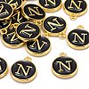 Golden Plated Alloy Charms X-ENAM-S118-02N-4