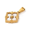 Ion Plating(IP) 304 Stainless Steel Pendants X-STAS-C103-12G-2