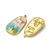 304 Stainless Steel Enamel Pendants X1-STAS-L299-22G-01-2