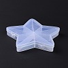 10 Grids Transparent Plastic Box CON-B009-06-3