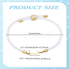 1pc Adjustable Nylon Cord Slider Bracelets for Women BJEW-LP0001-33L-G-2