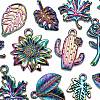 32Pcs 8 Style Alloy Pendants FIND-LS0001-19MC-4