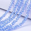 Electroplate Glass Beads Strands EGLA-A034-T10mm-B09-1