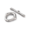 Non-Tarnish 304 Stainless Steel Toggle Clasps LS-STAS-A092-04A-P-2
