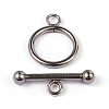 Non-Tarnish 304 Stainless Steel Ring Toggle Clasps LS-X-STAS-L176-13P-1