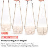 4Pcs 4 Colors Imitation Leather Crossbody Long Purse Straps FIND-WR0009-03G-3