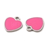 304 Stainless Steel Enamel Pendants X-STAS-M308-16P-02-2