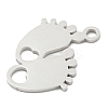 Non-Tarnish 304 Stainless Steel Pendants STAS-B056-18P-2