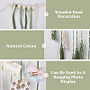 Bohemian Hand-woven Cotton Rope Tassel with Wood Beads Wall Hanging Ornaments FIND-WH20019-136A-01-5