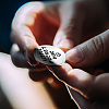 Heart Double-Sided Engraved Stainless Steel Commemorative Decision Maker Coin Set AJEW-GL0002-01G-5