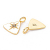 Brass Micro Pave Colorful Cubic Zirconia Pendants KK-S354-333-NF-2