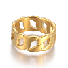 Unisex 304 Stainless Steel Finger Rings RJEW-I064-28B-G-17mm-2