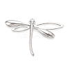 304 Stainless Steel Dragonfly Pendant Cabochon Settings STAS-T069-24P-1