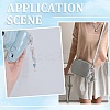 2Pcs Star Resin Pendant Keychain HJEW-BBC0001-12B-5
