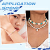 150Pcs 3 Styles Dyed Synthetic Turquoise Beads G-SC0003-51-4