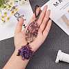 1Pc Natural Amethyst Big Pendant Decotations G-SZ0001-95A-5