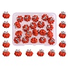 30 Pieces Pumpkin Charms Pendants Thanksgiving Pumpkin Charms Alloy Enamel Charm for Jewelry Necklace Bracelet Earring Making Crafts JX294A-1