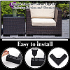16Pcs PP Sofa Furniture Legs DIY-GA0009-48-3