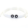 Resin Beads Braided Bead Bracelets FS-WG7326D-17-1