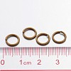 Open Jump Rings Brass Jump Rings JRC8MM-AB-3