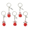 Resin & Alloy & Glass Keychain KEYC-MZ00015-1