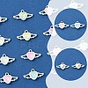 14Pcs 7 Colors Rack Plating Alloy Rhinestones Pendants FIND-FS0003-19-3