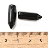 Natural Obsidian Pointed Pendants G-C158-05H-3