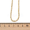 2.5MM 304 Stainless Steel Round Oval Link Chain Necklaces NJEW-M110-01G-5