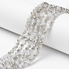 Electroplate Glass Beads Strands EGLA-A034-J4mm-E05-1